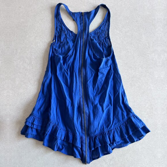 Free People Heavy Metal Top Tank in Cobalt ASO Alex Russo / Tori Vega - Picture 6 of 11